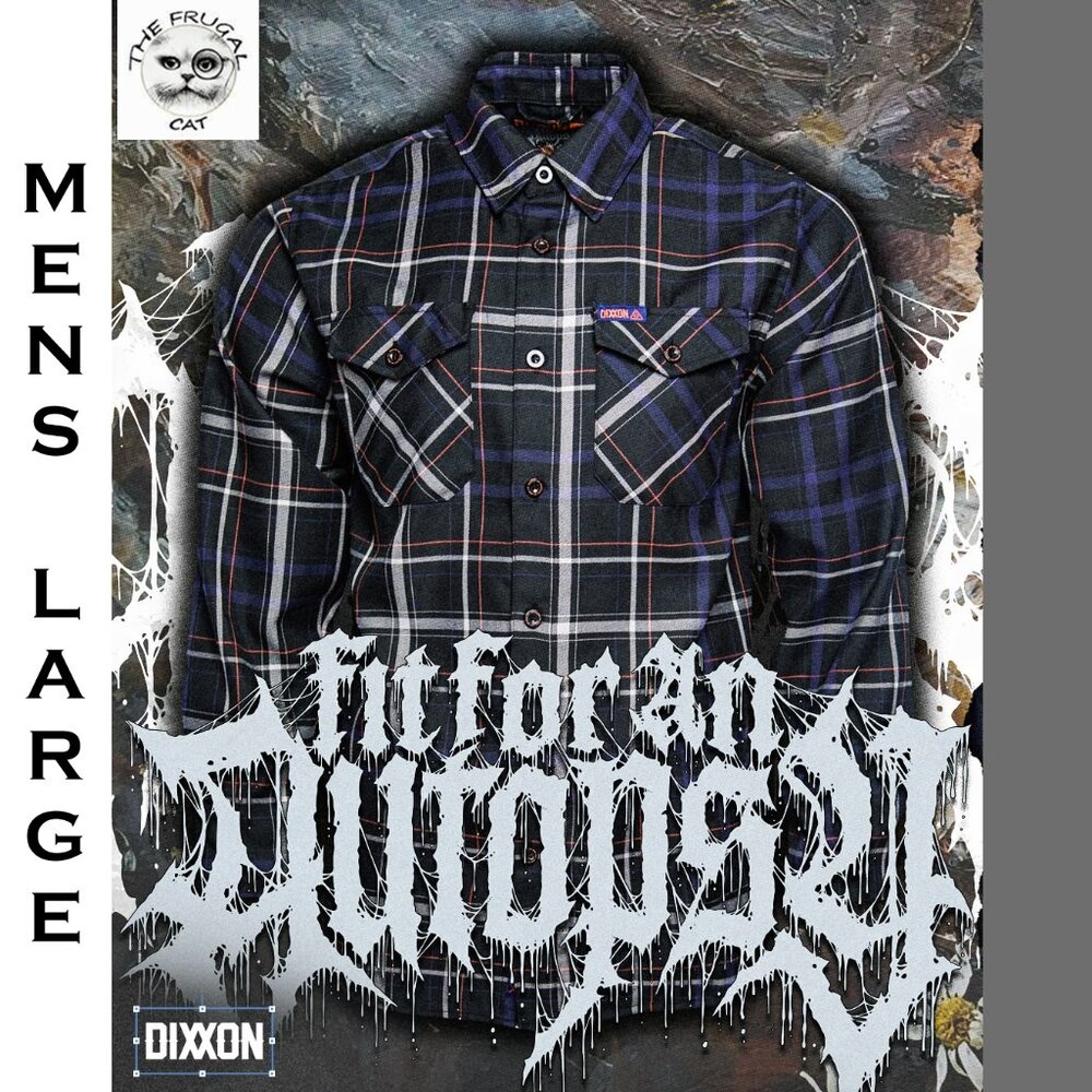 DIXXON FLANNEL x FIT FOR AN AUTOPSY - THE NOTHING THAT IS Flannel - Men's Large